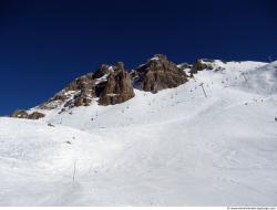 Photo Textures of Background Snowy Mountains