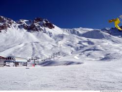 Photo Textures of Background Snowy Mountains