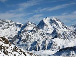 Photo Textures of Background Snowy Mountains