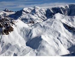 Photo Textures of Background Snowy Mountains