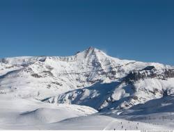 Photo Textures of Background Snowy Mountains