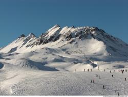 Photo Textures of Background Snowy Mountains