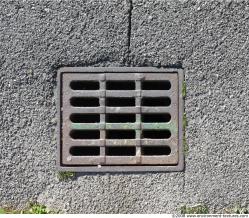 Ground Sewer Grate