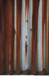 Rusted Corrugated Plates Metal