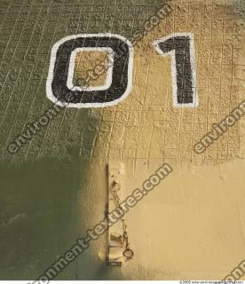 Photo Texture of Sign Letter and Numbers