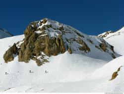 Photo Textures of Background Snowy Mountains