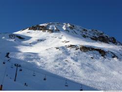 Photo Textures of Background Snowy Mountains