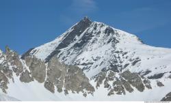 Photo Textures of Background Snowy Mountains