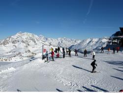 Photo Textures of Background Snowy Mountains