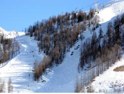 Photo Textures of Background Snowy Mountains