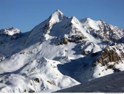 Photo Textures of Background Snowy Mountains