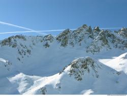 Photo Textures of Background Snowy Mountains