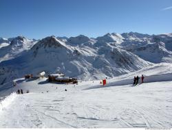 Photo Textures of Background Snowy Mountains