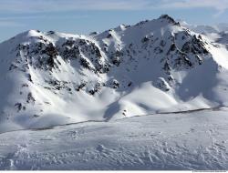 Photo Textures of Background Snowy Mountains