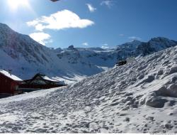 Photo Textures of Background Snowy Mountains