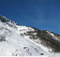 Photo Textures of Background Snowy Mountains