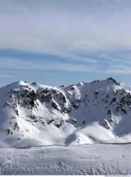 Photo Textures of Background Snowy Mountains