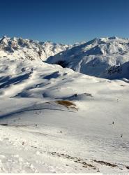 Photo Textures of Background Snowy Mountains