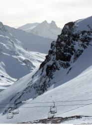 Photo Textures of Background Snowy Mountains