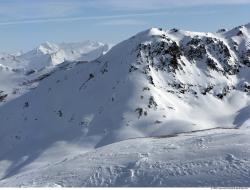 Photo Textures of Background Snowy Mountains