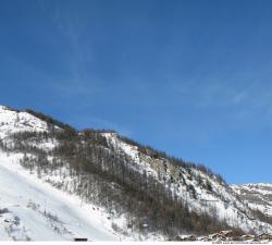 Photo Textures of Background Snowy Mountains