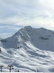 Photo Textures of Background Snowy Mountains