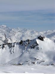 Photo Textures of Background Snowy Mountains