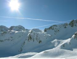 Photo Textures of Background Snowy Mountains