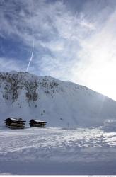 Photo Textures of Background Snowy Mountains