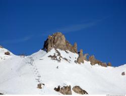 Photo Textures of Background Snowy Mountains