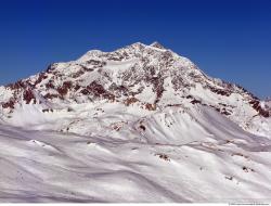 Photo Textures of Background Snowy Mountains