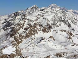 Photo Textures of Background Snowy Mountains