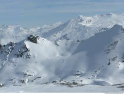 Photo Textures of Background Snowy Mountains