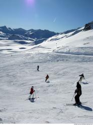 Photo Textures of Background Snowy Mountains