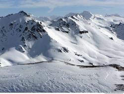 Photo Textures of Background Snowy Mountains