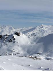 Photo Textures of Background Snowy Mountains