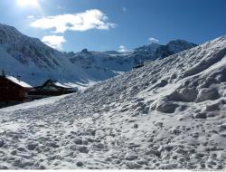 Photo Textures of Background Snowy Mountains