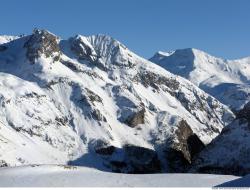 Photo Textures of Background Snowy Mountains