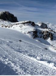 Photo Textures of Background Snowy Mountains