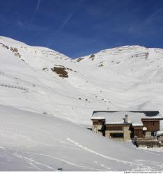 Photo Textures of Background Snowy Mountains