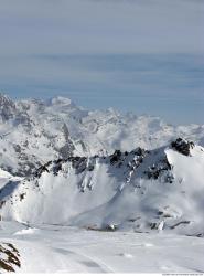 Photo Textures of Background Snowy Mountains