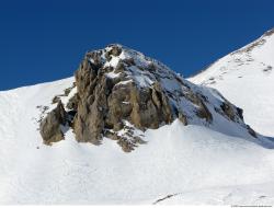 Photo Textures of Background Snowy Mountains