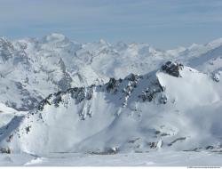 Photo Textures of Background Snowy Mountains