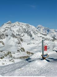 Photo Textures of Background Snowy Mountains