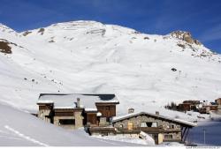 Photo Textures of Background Snowy Mountains