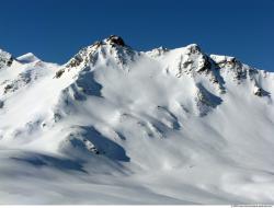 Photo Textures of Background Snowy Mountains