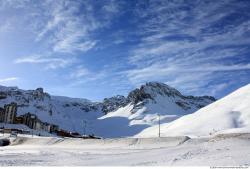 Photo Textures of Background Snowy Mountains