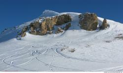 Photo Textures of Background Snowy Mountains