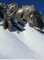 Photo Textures of Background Snowy Mountains