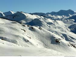 Photo Textures of Background Snowy Mountains